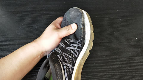 耐克网面鞋侧边开胶修补教程
